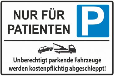 Parkplatzkennzeichnung Aufkleber